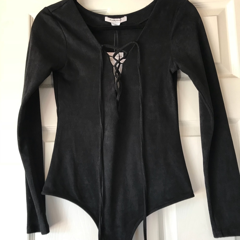 Velvet bodysuit